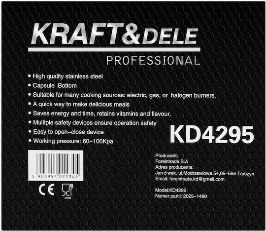 Kraft & Dele Χύτρα Ταχύτητας 4lt