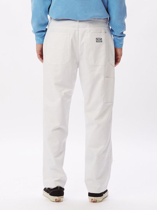 Hardwork Ανδρικό Παντελόνι Regular Fit White