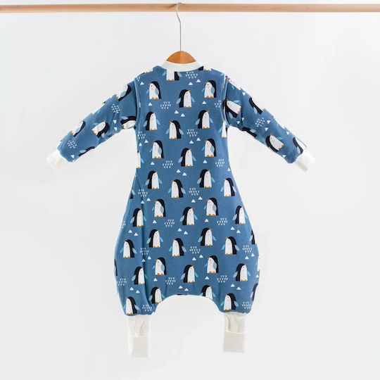 abo Winter Sleeping Bag with Legs 2.5 Tog Penguins with Detachable Sleeves