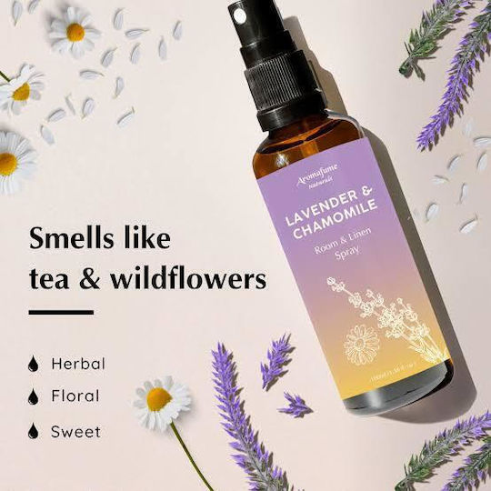 Αρωματικό Σπρέι Natural Room Pillow Spray Χαμομήλι & Λεβάντα 100ml
