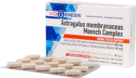 Viogenesis Astragalus Membranaceus Moench Complex 30 Capsule Pe Bază De Plante