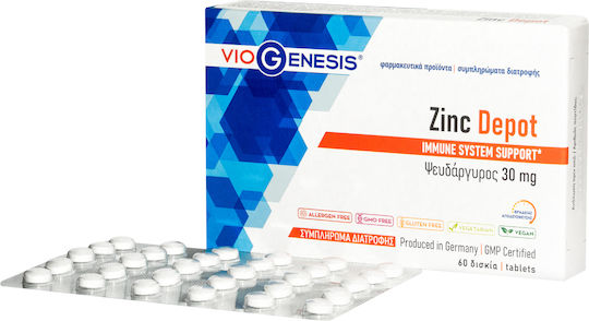 Viogenesis Zinc Depot 30mg 60 tabs
