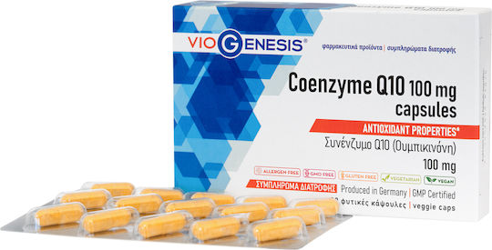 Viogenesis Coenzyme Q10 100mg 30 Mützen
