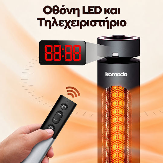 Komodo Încălzitor Electric cu Infraroșu cu Putere 2kW