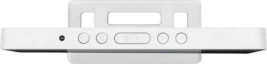 Technisat Επιτραπέζιο Ψηφιακό Ρολόι LCD με Ξυπνητήρι & Ραδιόφωνο Λευκό