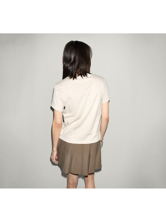 Damen-T-Shirt Beige