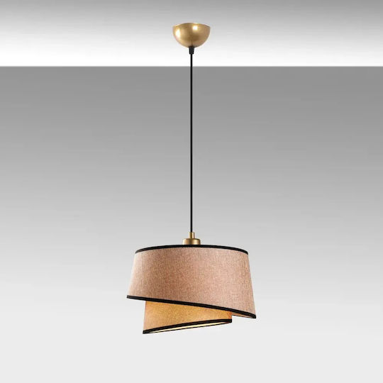 Opviq Stage Chandelier Brown Pendant Light with E27 Socket 10x10 cm