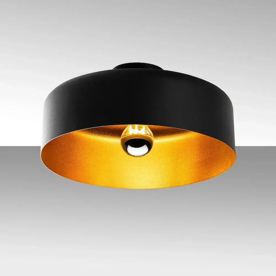 Opviq Vesta Κρεμαστό Φωτιστικό Μαύρο με Ντουί E27 35x35x18εκ.