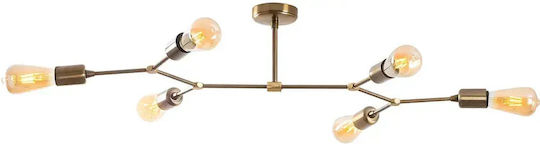 Opviq Sparrow Lustru Suspendat Pentru 6 Becuri E27 95x48cm