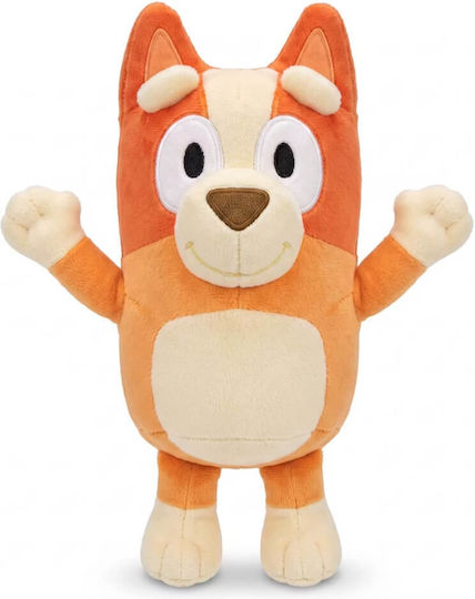 Jucărie de pluș Bluey Bingo, Personaj Bluey, Albastră, 28 cm, Cu Buclă de Agățare, Cadou Ideal Drkala