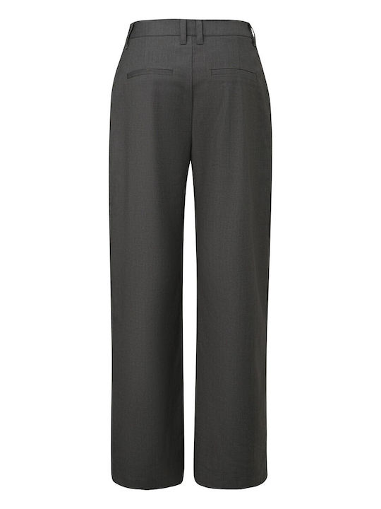 Graue Stoffhose für Damen