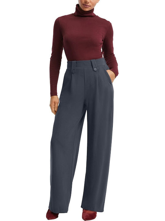 Damen Stoffhose Dunkelblau