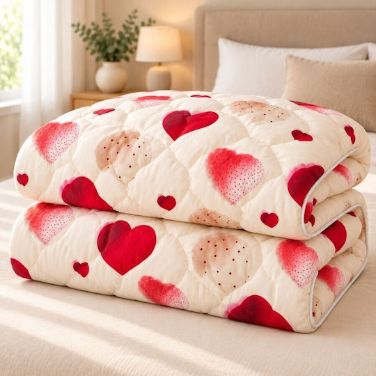 Pucioasa Doppelbettdecke 220 x 200 cm Orange 380 g/m²