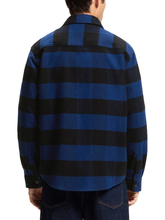 Hugo Ebolt Cotton Shirt Black-Blue