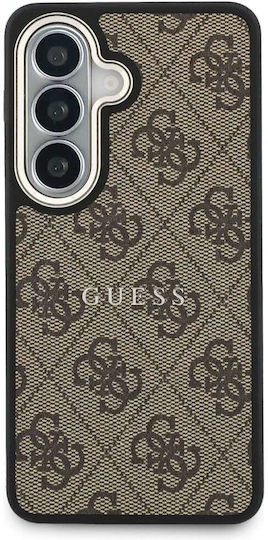Guess Leder 4G Geprägtes Ring Classic Logo MagSafe Guhms26fep4msegw Samsung Galaxy S26 Fe Braun