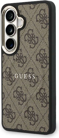 Guess Leder 4G Geprägtes Ring Classic Logo MagSafe Guhms26fep4msegw Samsung Galaxy S26 Fe Braun