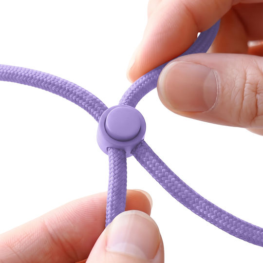 Zanae Necklace Lace Κινητό Lilac