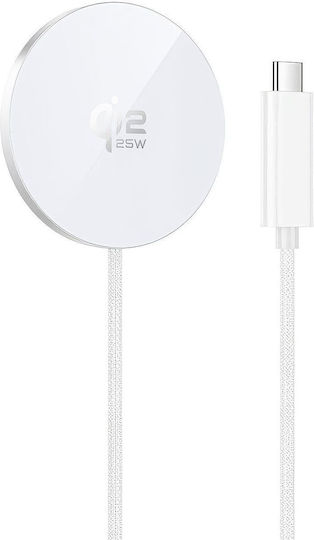 Lime Qi2 Wireless Charger 25W White (LWM25W)