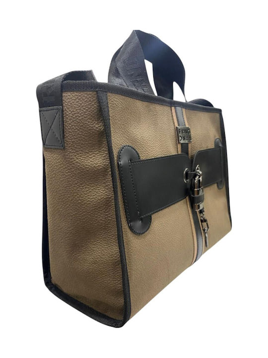 Damen-Tote-Tasche in Zigarrenbraun
