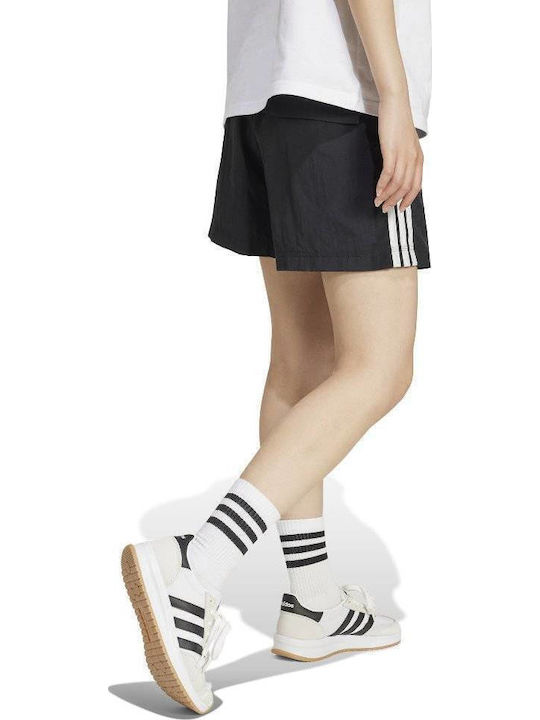 Essentials 3-Stripes Women's Sporty Shorts Black