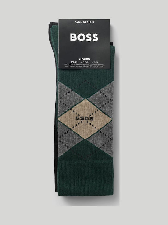 Boss Ανδρικές Κάλτσες Πολυχρωμο 2Pack Boss Ανδρικές Κάλτσες Πολυχρωμο 2Pack
