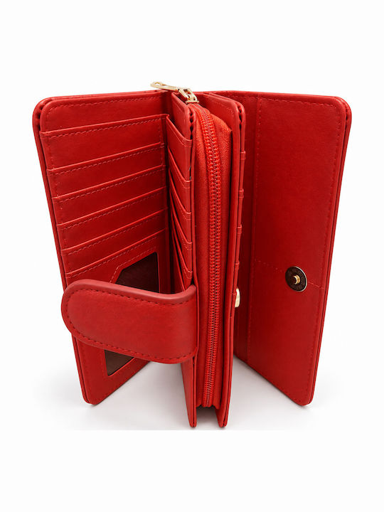 Große Damenbrieftasche Rot