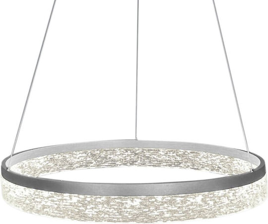 Eko Light Gala Höhenverstellbare LED-Pendelleuchte Silber mit Natürlich Weißem Licht 50x50 cm Eko Light Gala Höhenverstellbare LED-Pendelleuchte Silber mit Natürlich Weißem Licht 50x50 cm