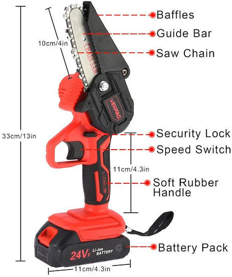 Kraft World Battery Chainsaw