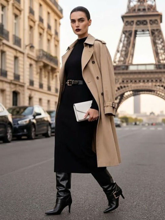 Women's Boots with High Heel Black