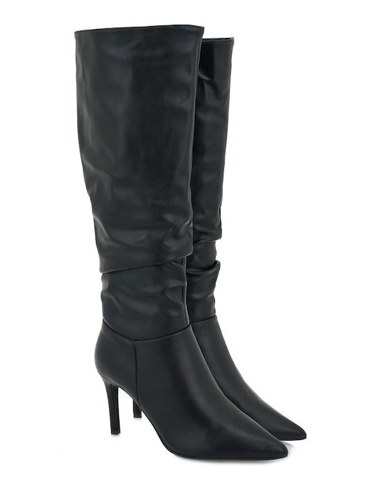 Women's High Heel Boots Black
