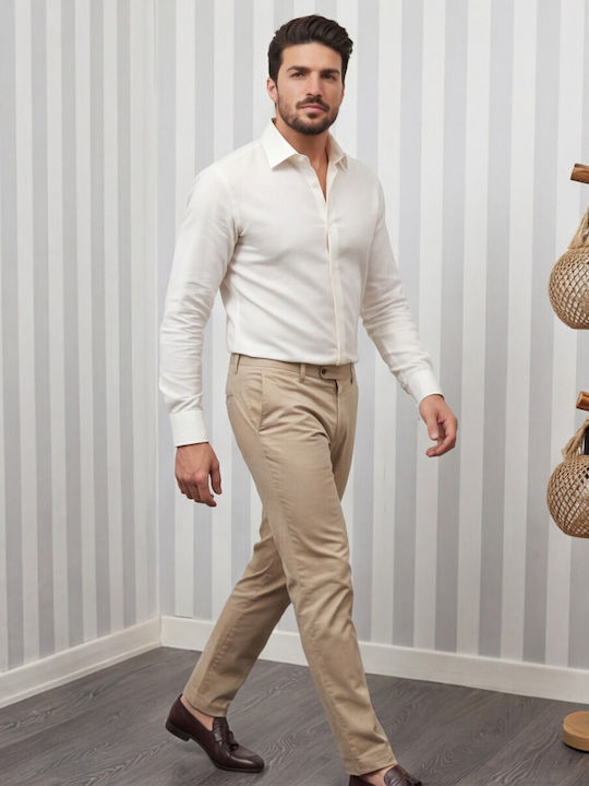 Long Sleeve Regular Fit Shirt Ecru