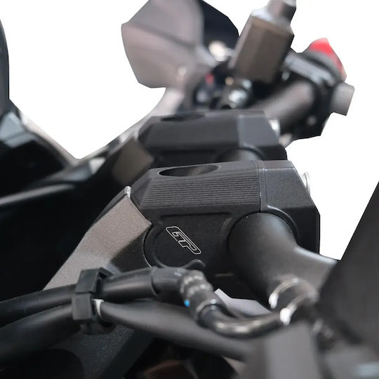 Gpk Αποστάτες Τιμονιού Honda Adv 350 2022-2026 Μαύροι