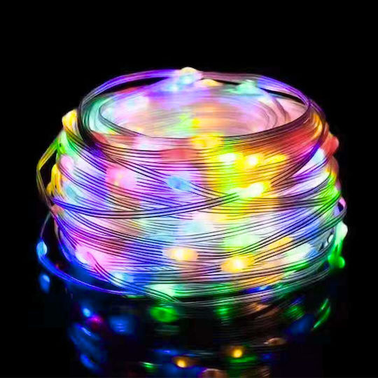 100 LED-Lichter 10m RGB USB in Reihe 100 LED-Lichter 10m RGB USB in Reihe