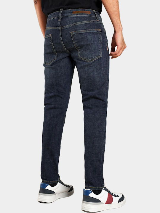 Мъжки еластични дънки със Slim Fit кройка Blue