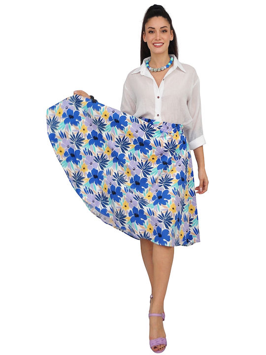Maxi Floral Multicolour Skirt