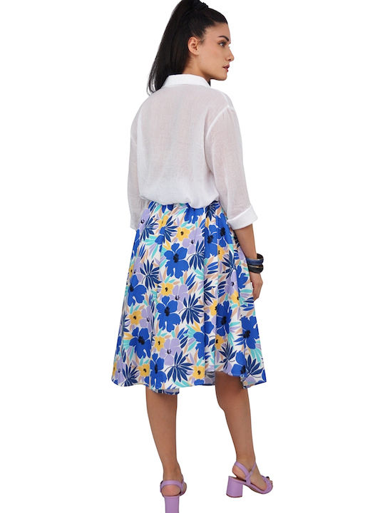 Maxi Floral Multicolour Skirt