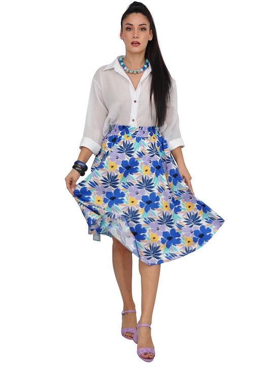 Maxi Floral Multicolour Skirt