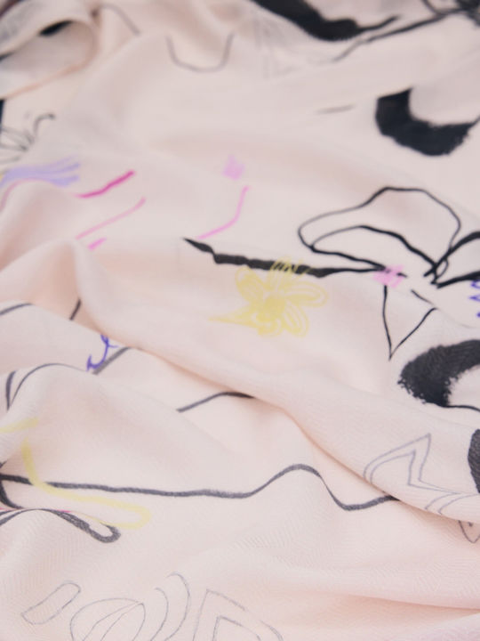 Desigual Дамски Шал Бежов