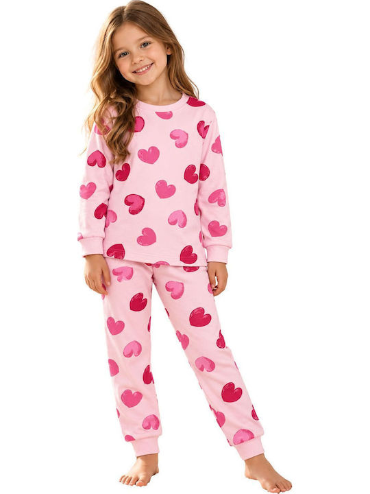 Supermini Kids' Winter Pyjamas Pink