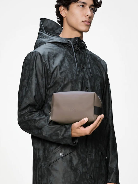 Kulturbeutel Rains Wash Bag Small W3 15580-173 Cinder Ecru