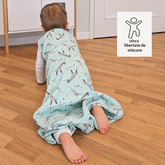 Kidizi Spring Sleeping Bag with Legs 1 Tog Green