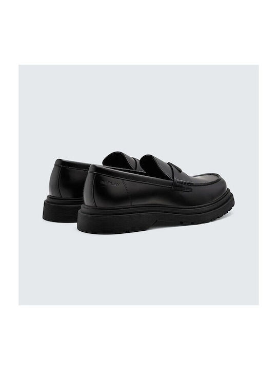 Pierce Men's Moccasins in Black Colour