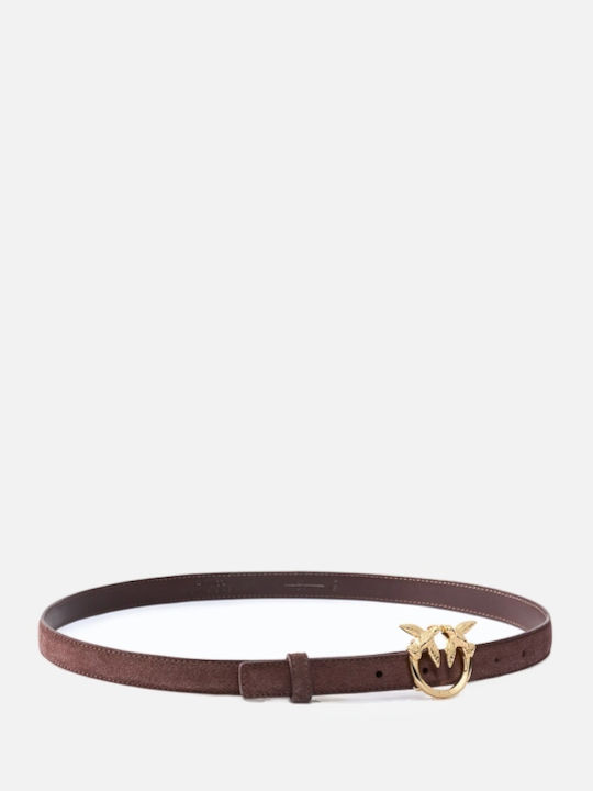 Pinko Brown Leather Women's Belt