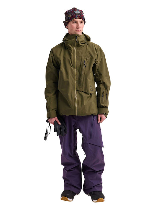 Burton Cyclic 307631-E7N Ανδρικό Μπουφάν Gore-Tex για Σκι & Snowboard Πράσινο