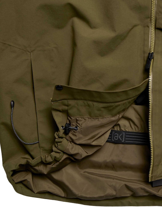 Burton Cyclic 307631-E7N Ανδρικό Μπουφάν Gore-Tex για Σκι & Snowboard Πράσινο