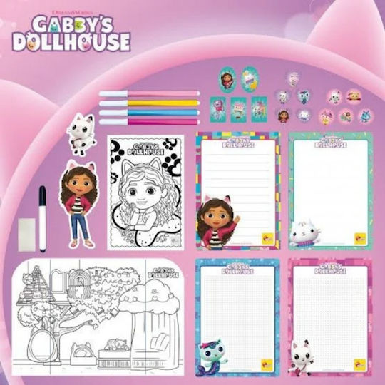 Lisciani Giochi Ζωγραφική Gabby's Dollhouse Colouring And Drawing School