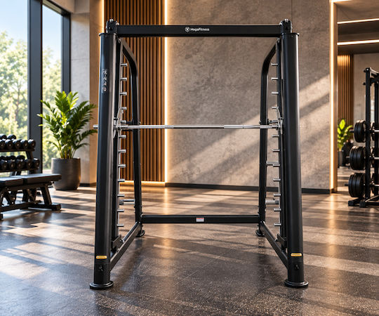 MegaFitness Smith mit Gewichten