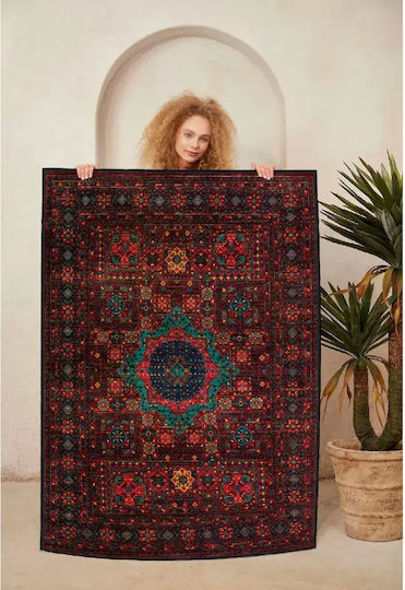 Conceptum Hypnose Wooson Rug Rectangular Burgundy-multi