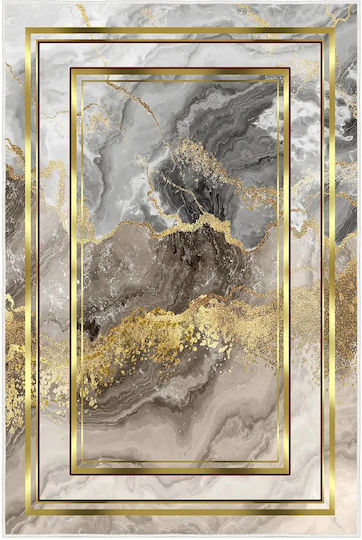 Conceptum Hypnose Conceptum Hypnose Runner Rug Grey-Gold 80x200cm Conceptum Hypnose Conceptum Hypnose Runner Rug Grey-Gold 80x200cm