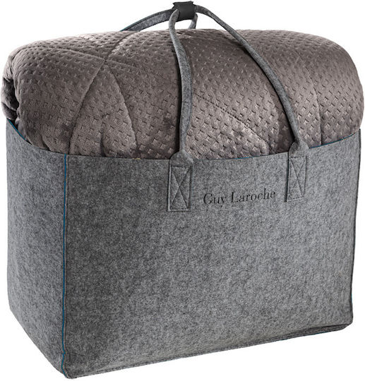 Guy Laroche King Size Sherpa Comforter 260x240 cm Prellude COCOA